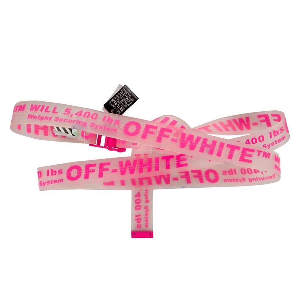 Virgil Abloh OFF-WHITE Pink Industrial Belt